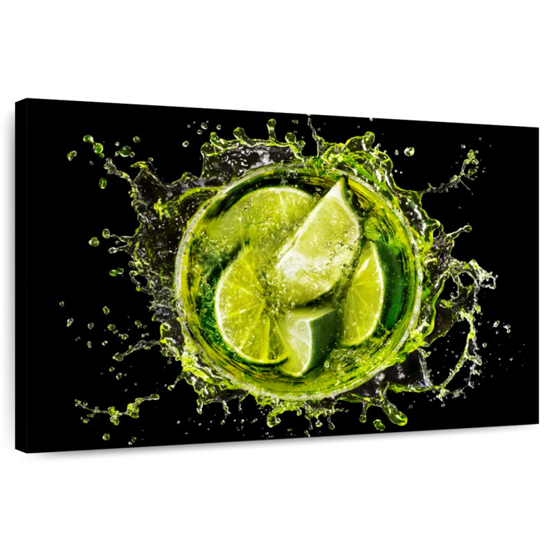 Yarlin Lime Cocktail Splash, H 20 po x l 30 po