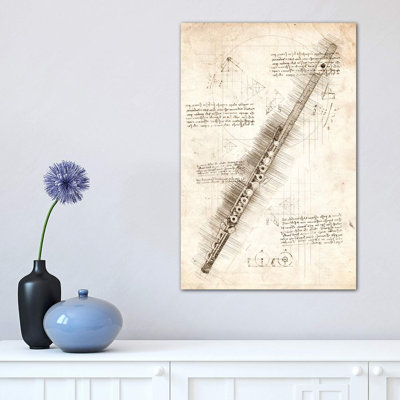 Flute by Cornel Vlad - Wrapped Canvas Print