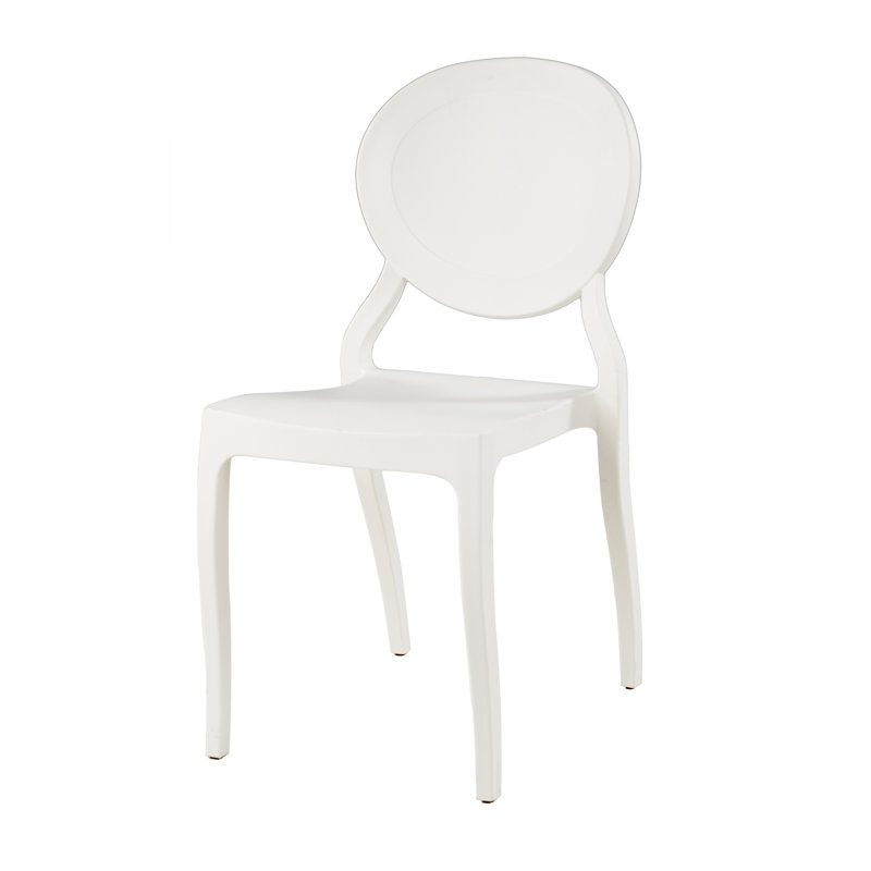 Chaise empilable Emma, Blanc