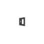 Deltana SWP4743U19 Switch Plate, Single Switch/Single Rocker in Paint Black-465543662