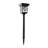 Matte Black Solar Powered Integrated LED Pathway Light