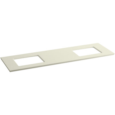 Solid/Expressions 73" Double Bathroom Vanity Top