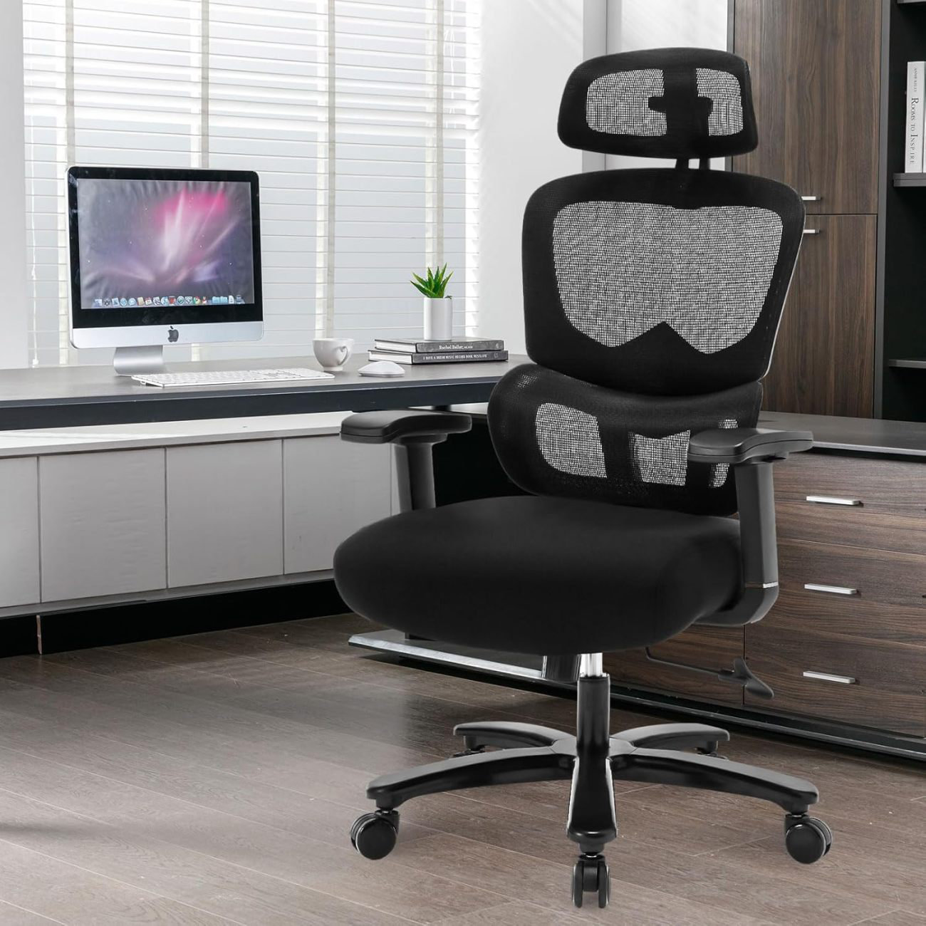 Inbox Zero Big And Tall Office Chair 500lbs Ergonomic Office Chair For