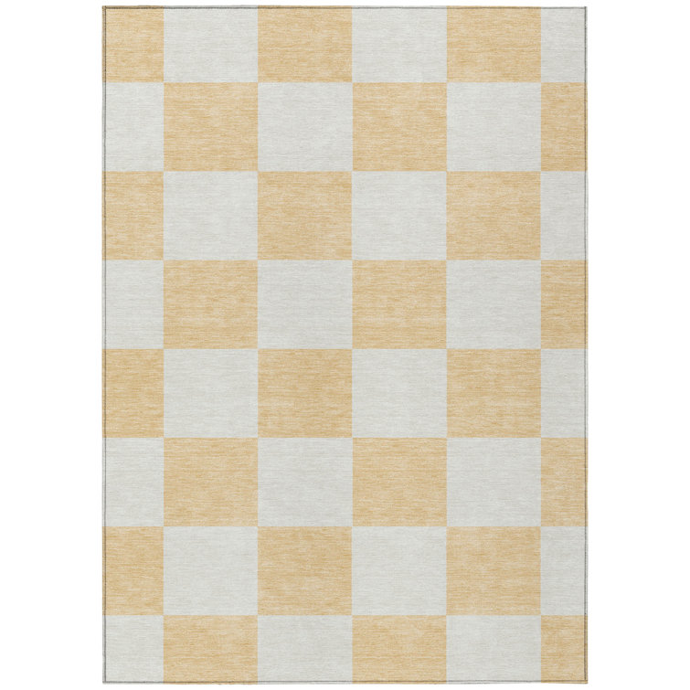 Machine Washable Indoor/Outdoor Micelotta ACN2345 Geometric Rug