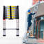 7- Step Aluminum Folding Extension Ladder
