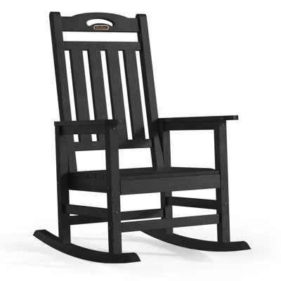 Chaise berçante en PEHD à bascule Adirondack