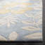 Tapis bleu en laine touffeté à la main Freda-20970283