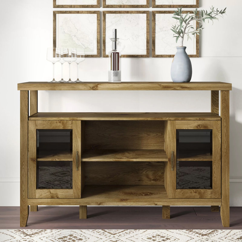 Keron 52" Wide 2-Door Sideboard, Barnwood