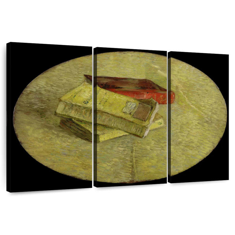 Kerner Three Books, 48" H x 74" W