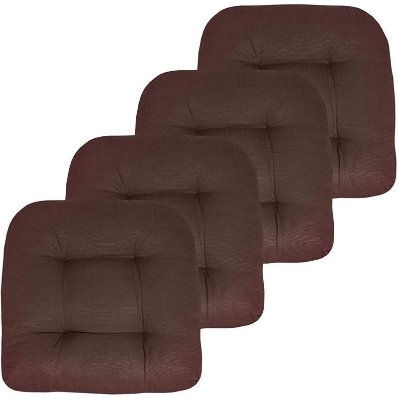 Coussins de siège de patio de Marina Marina, 4, Chocolat