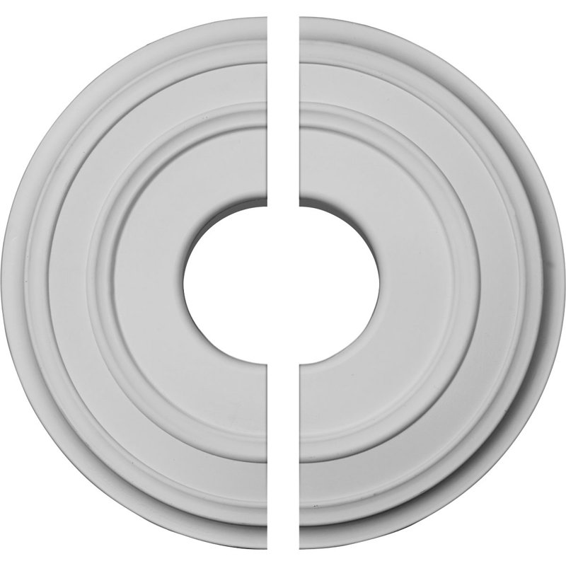 Classic White Polyurethane Split Ceiling Medallion