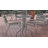 Amlie 23.75" Round Tempered Glass Metal Table with Smooth Ripple Design Top-1556893402