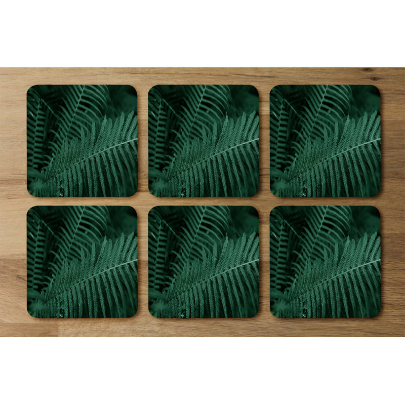 Square 6 Piece Coaster Set