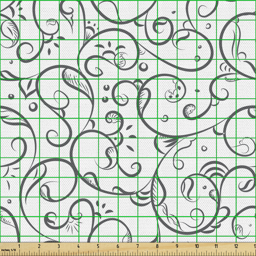 Chloemarie Swirling Leaf Branches Forest Multi-Purpose Fabric