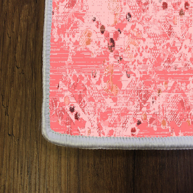 High-Quality 3D Printed Area Rug (2.6 x 4. ft), 1% Polyester, .3 in Pile Height | Antibacterial, Non-Slip PVC Felt Dot Underside | Machine Washable, Elegant Design for Living Room, Bedroom & Office