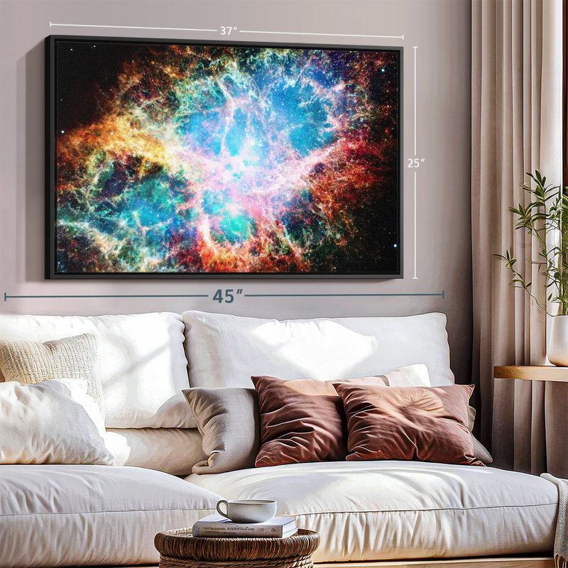 Ethereal Nebula Canvas Print, 25" H x 37" W