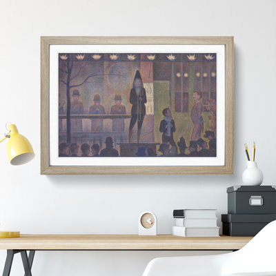 Circus Sideshow by Georges Seurat - Picture Frame Painting