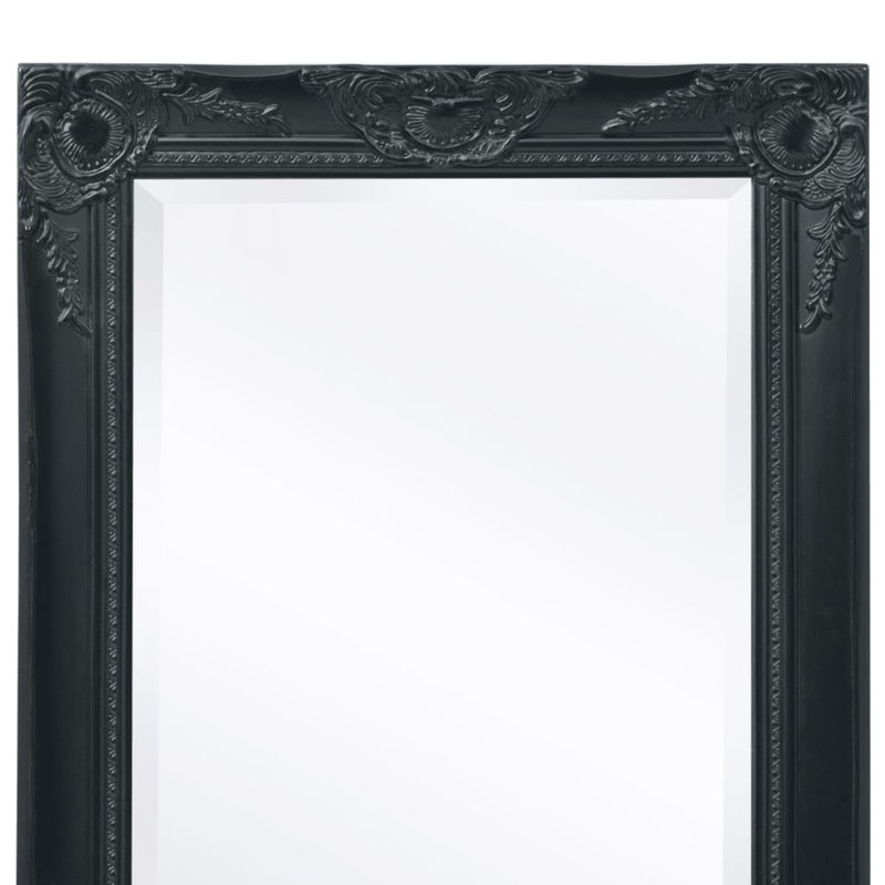 Miroir mural Miroir de salle de bain, 39,25 po x 19,75 po, Noir