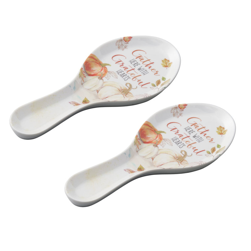 2-Piece Pumpkin Season Spoon Rest