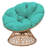 Maysen Swivel Papasan Accent Chair with Extra Thick Cushion for Ultimate Comfort-1479961504