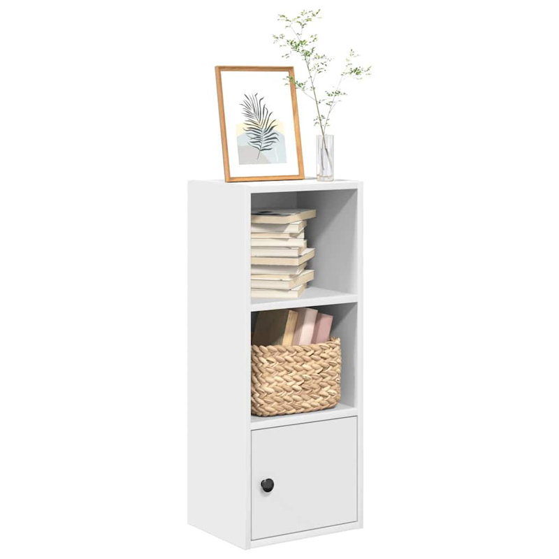 Conary 31cm W Bookcase, (3 Shelves) 77cmH x 31cmW x 24cmD, White