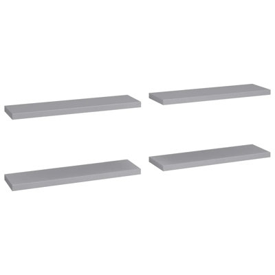 Arsis 4 Piece Metal Floating Shelf