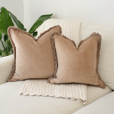 Velvet Taupe Fringe