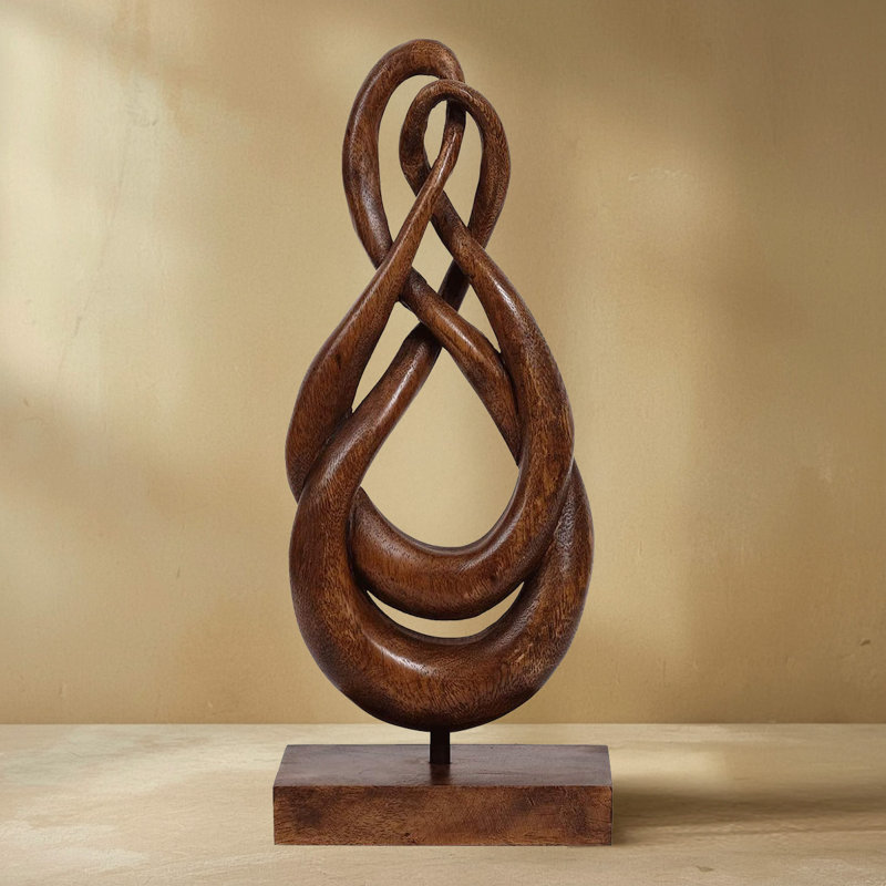 Sculpture en bois sur base Loys