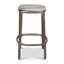 Marbelle - Alfie Marble Counter Stool - Toronto Sand/Antique Nickel Finish-829767117-829767104