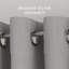 100% Blackout Textured Linen-Blend Grommet Curtain Set-756059547-726525250