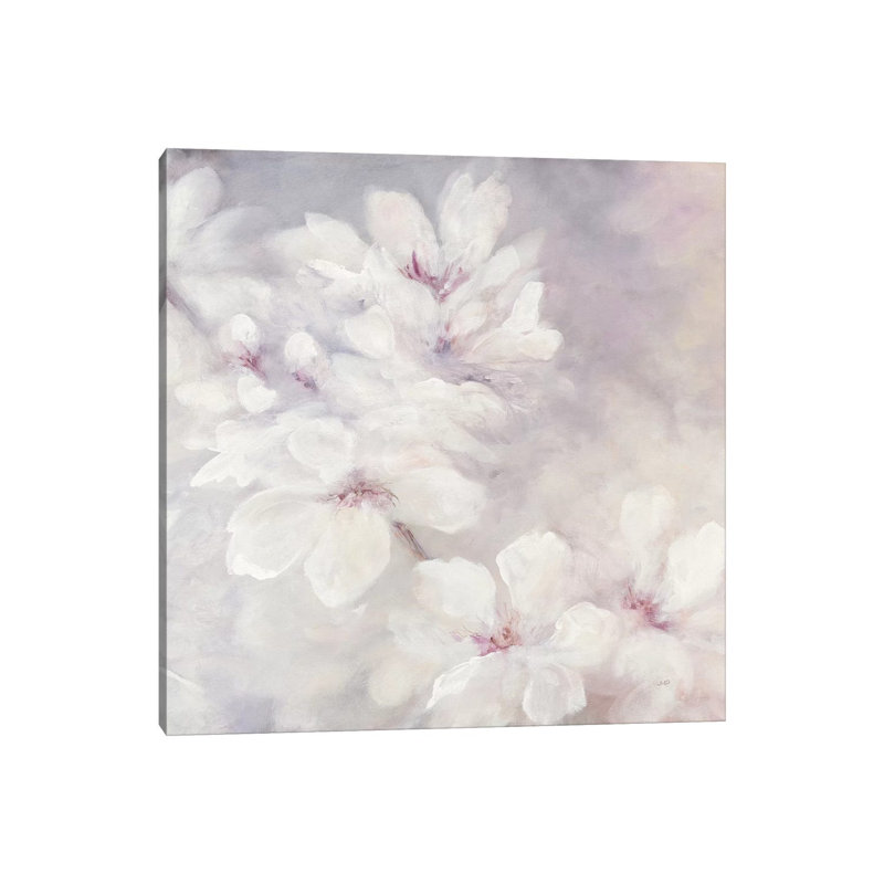 Cherry Blossoms, Square by Julia Purinton - Wrapped Canvas Painting, 30.48 cm H x 30.48 cm W