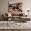 «Dogs Gordon Setter», art mural sur toile brune-1081121689
