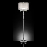 Jeremy 62.5'' Silver Chrome Traditional Floor Lamp