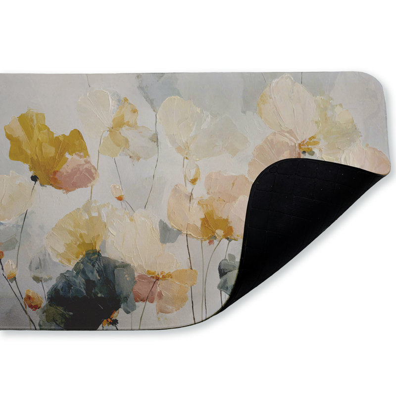 Tapis de cuisine ergonomique antidérapant Blossom Abstracts Impression, 18 po x 30 po, Blossom Abstracts