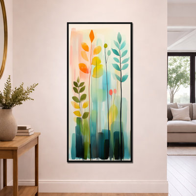 «Green Green Yellow Azriel I», reproduction d'art sur toile