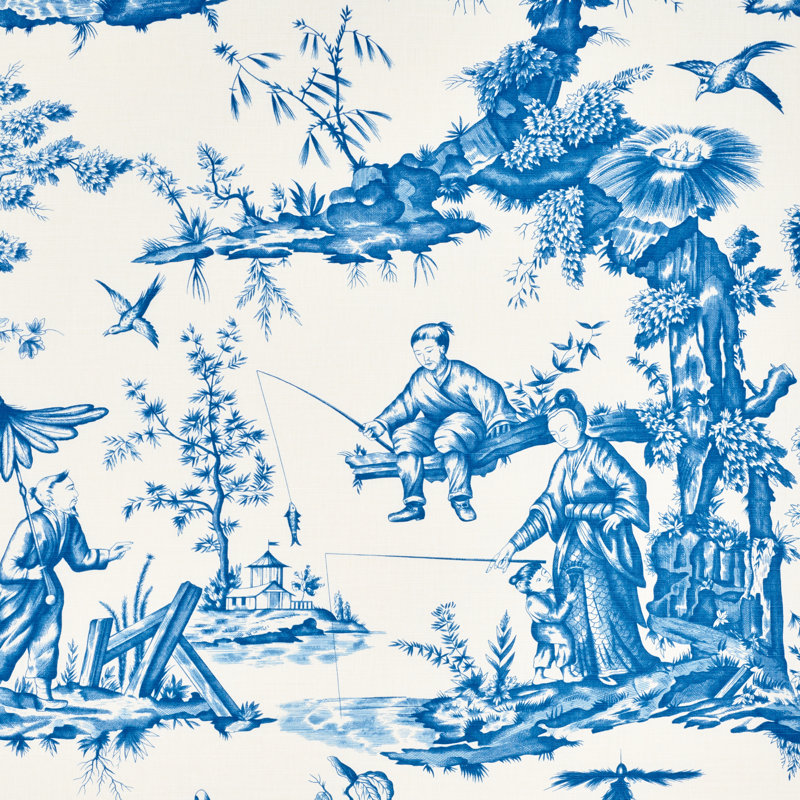 Toile Shengyou, Bleu