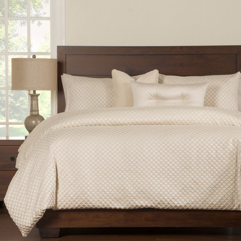 Lyra Modern & Contemporary Cotton Blend Duvet Cover & Insert, Twin