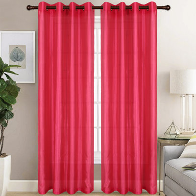 Diredra Polyester Semi-Sheer Curtains