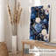Motif floral bleu marine et floral II-1568765806