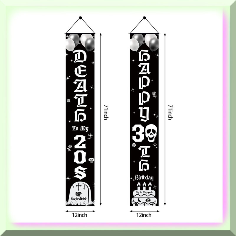 Sweet 16 Silver Jubilee Door Banner 70"