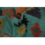 Tapis vibrant Kilim 5 x 12 pour un salon bohème moderne