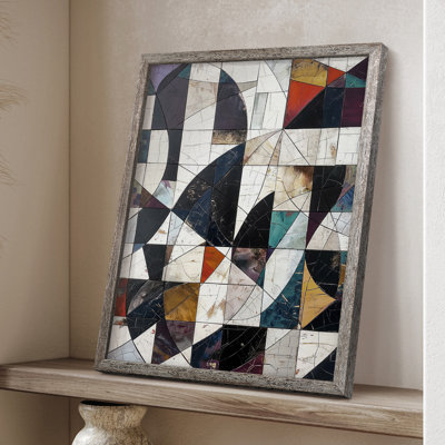 ABSTRACT Series LXI, reproduction encadrée - bois massif