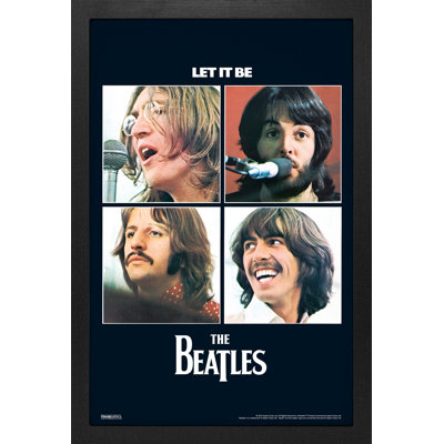 The Beatles - Let it Be 11x17 Gel-Coat Framed Print