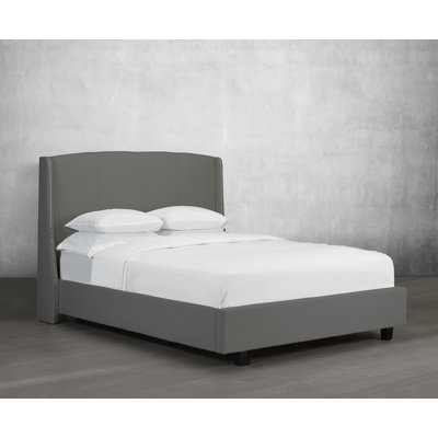 Lit plateforme tapissier Stotler