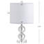 Lampe de table transparente 17,5 po Svetlana