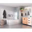 Vela 28.5 in. x 58.25 in. Frameless Single Fixed Bath Panel-1286761779
