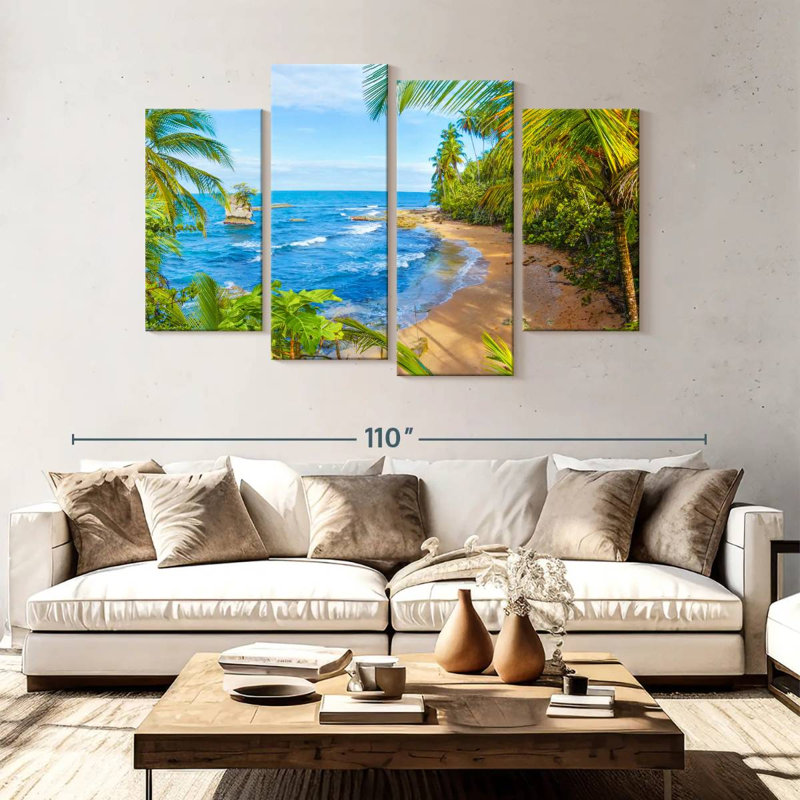 Tropical Manzanillo Gillard, H 54 po x l 84 po