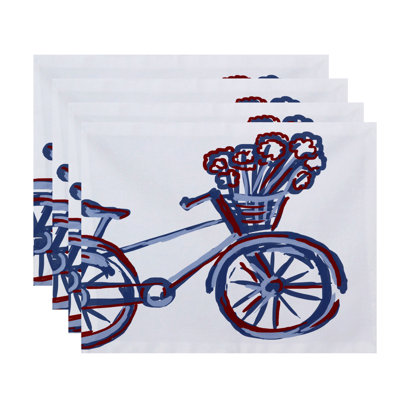 Ensemble de napperons géométriques 4 pièces emerado