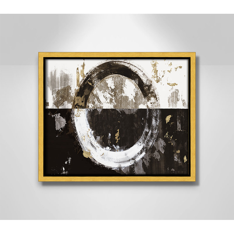 «Evoke II Print» par Tom Reeves, Or, H 9,5 po x l 11,5 po