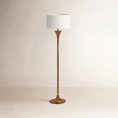 Remmy 60'' Solid Wood Floor Lamp